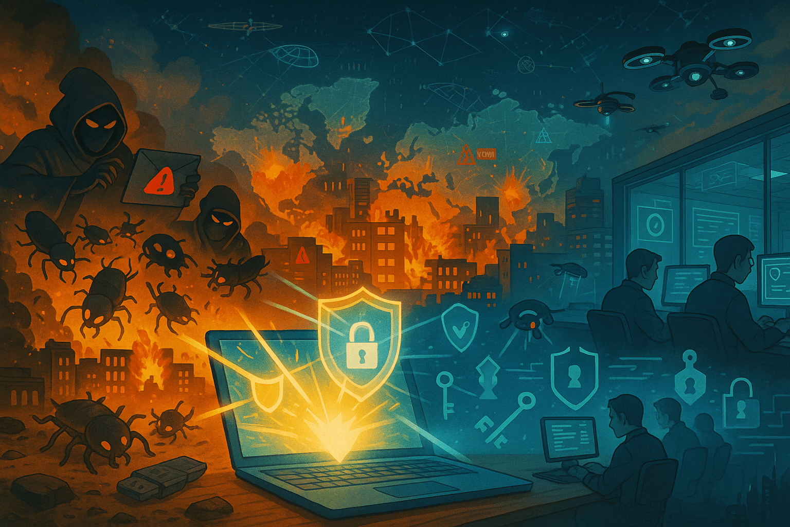 Digital Battlegrounds: How Cybercrime Rewrote the Rules of Modern Warfare